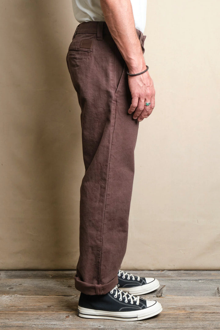 Freenote Cloth Deck Pant 14 Ounce Slub - Bark