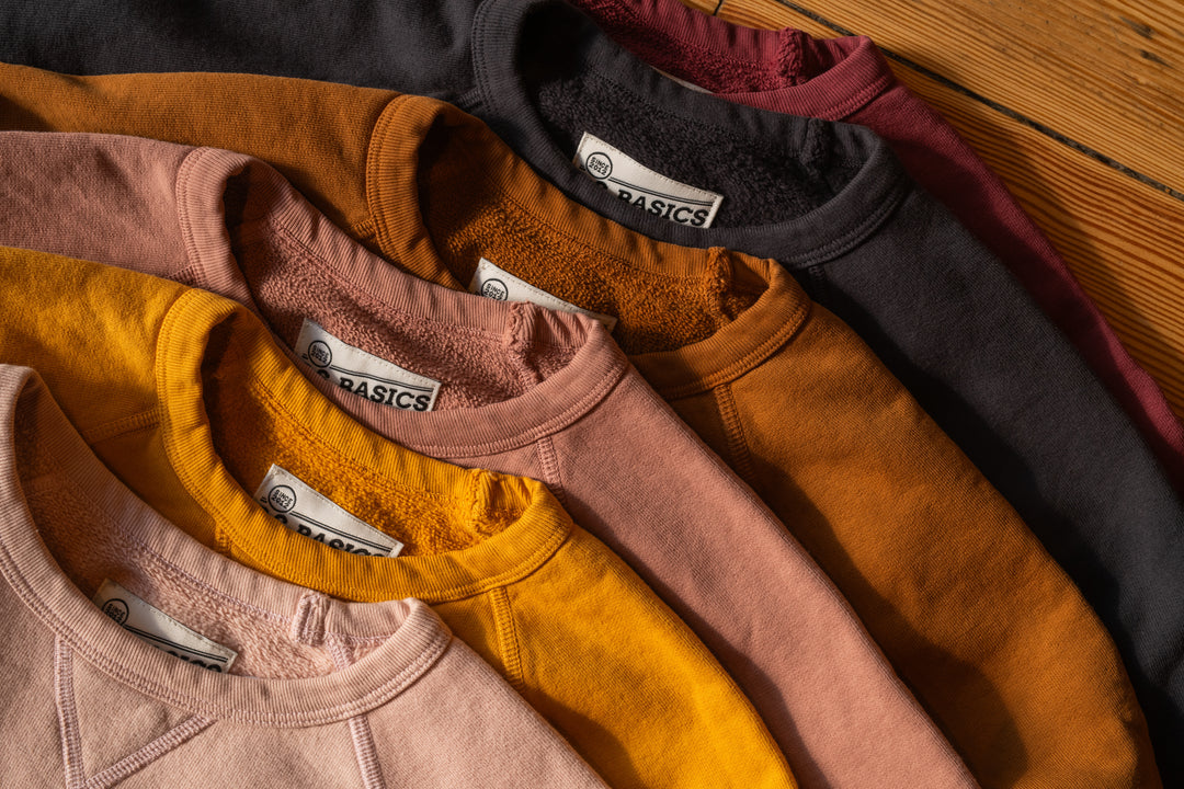 BS Basics Everyday Classic Raglan Crewneck - Clay