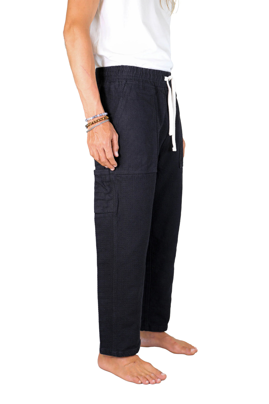 Monadic Andersen Pant - Black Sulfur Sashiko [Limited Release]