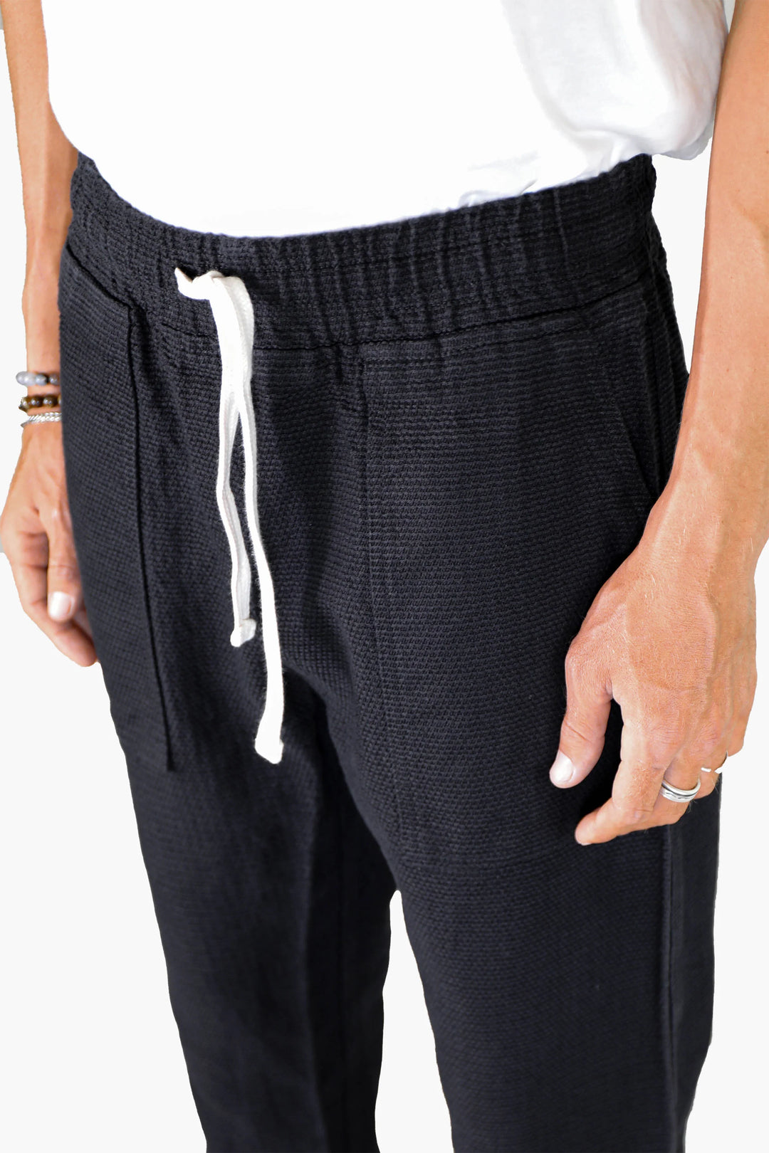 Monadic Andersen Pant - Black Sulfur Sashiko [Limited Release]