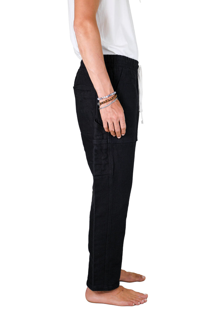 Monadic Andersen Pant - Black Sulfur Sashiko [Limited Release]