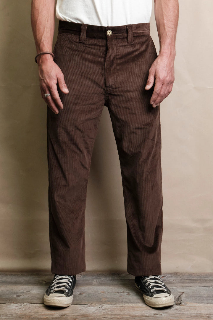 Freenote Cloth Deck Pant - Chocolate Corduroy