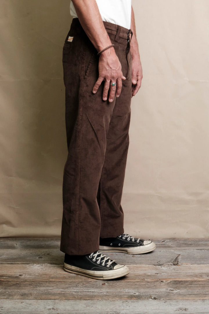 Freenote Cloth Deck Pant - Chocolate Corduroy
