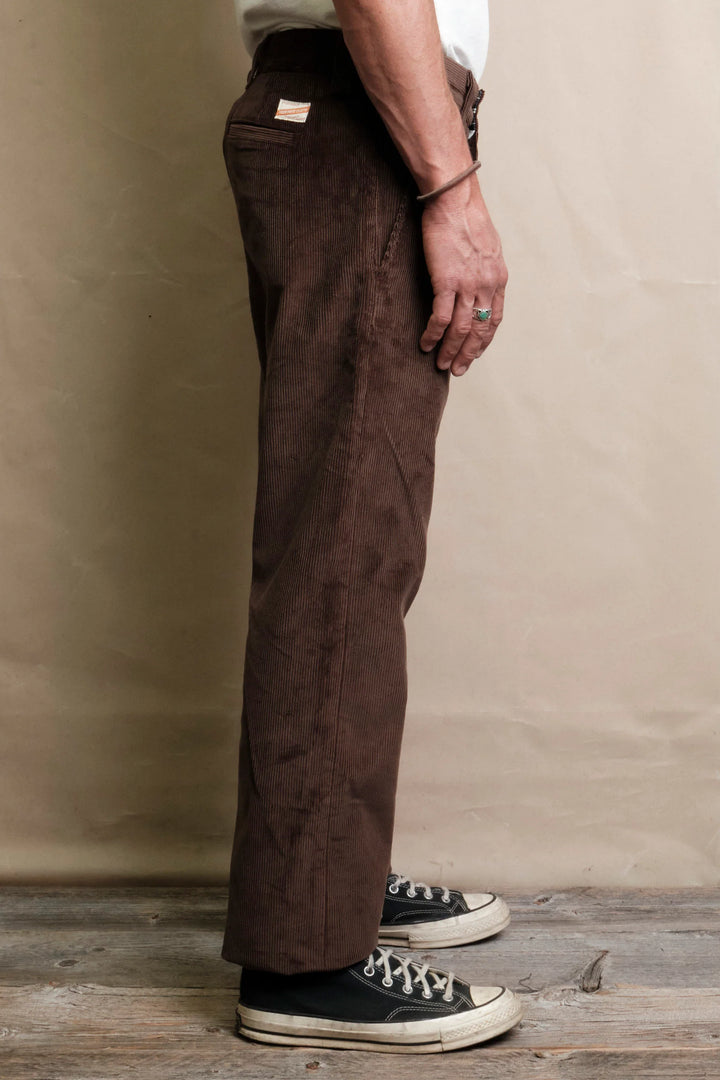 Freenote Cloth Deck Pant - Chocolate Corduroy