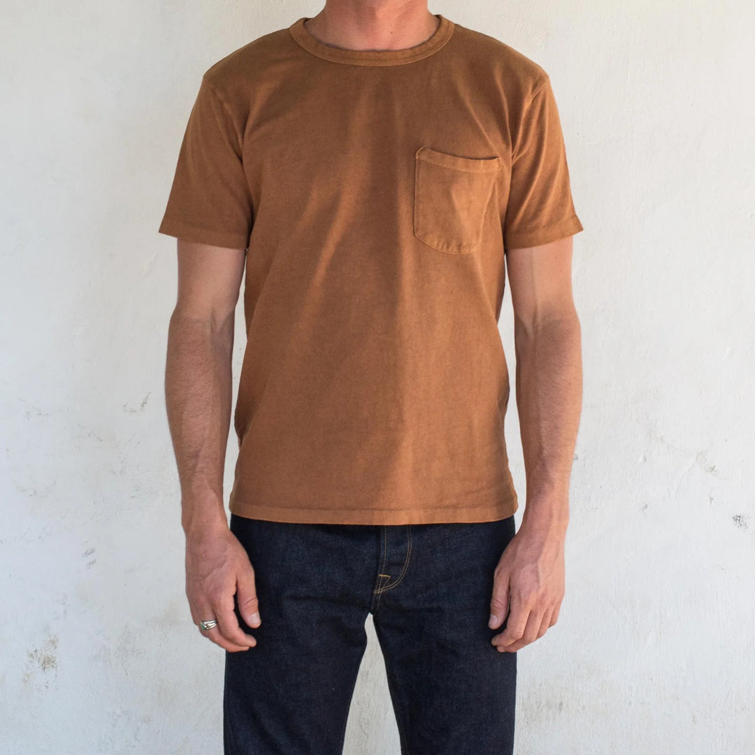 Freenote Cloth 13 Ounce Pocket T-Shirt - Tobacco
