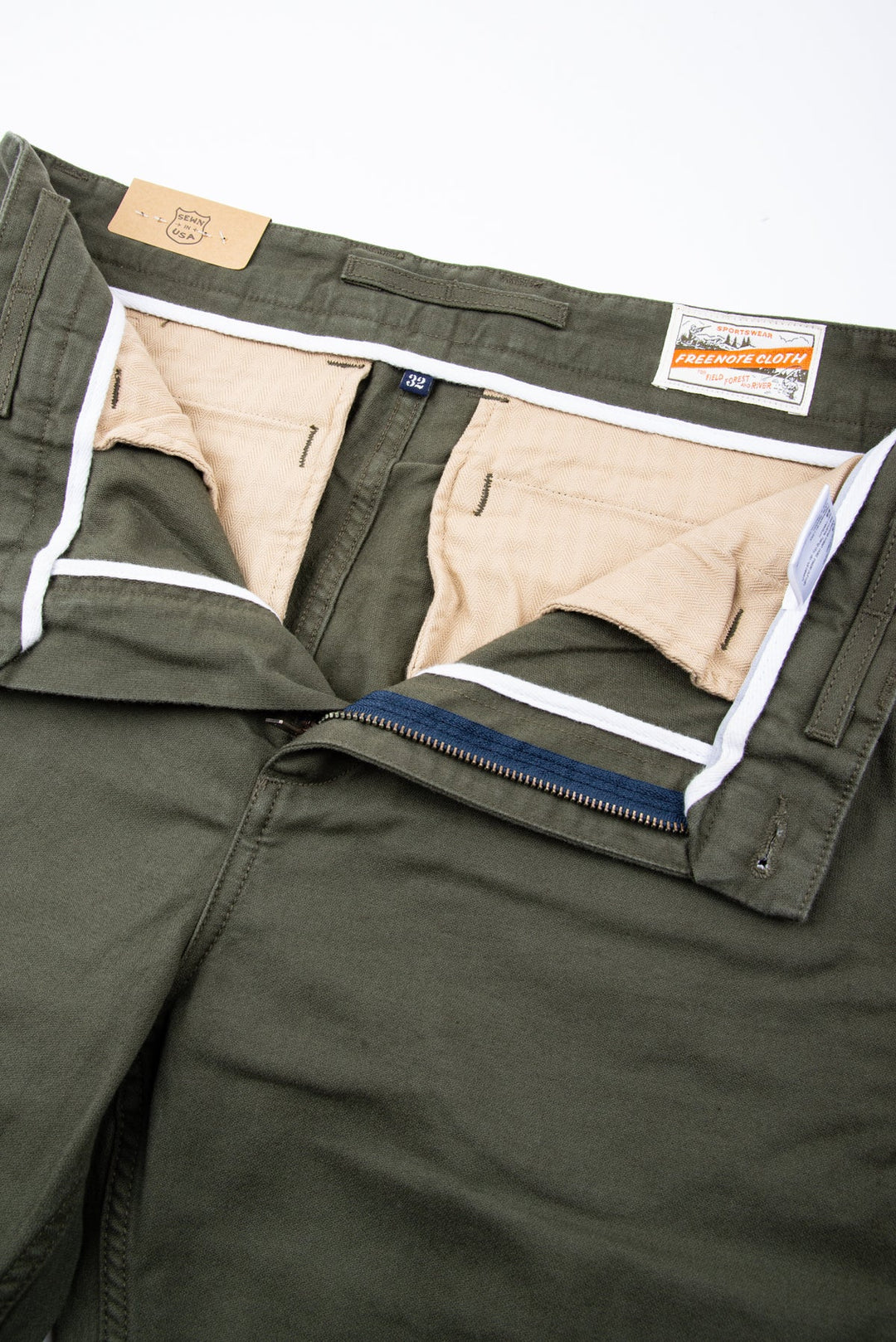 Freenote Cloth Deck Pant - Olive