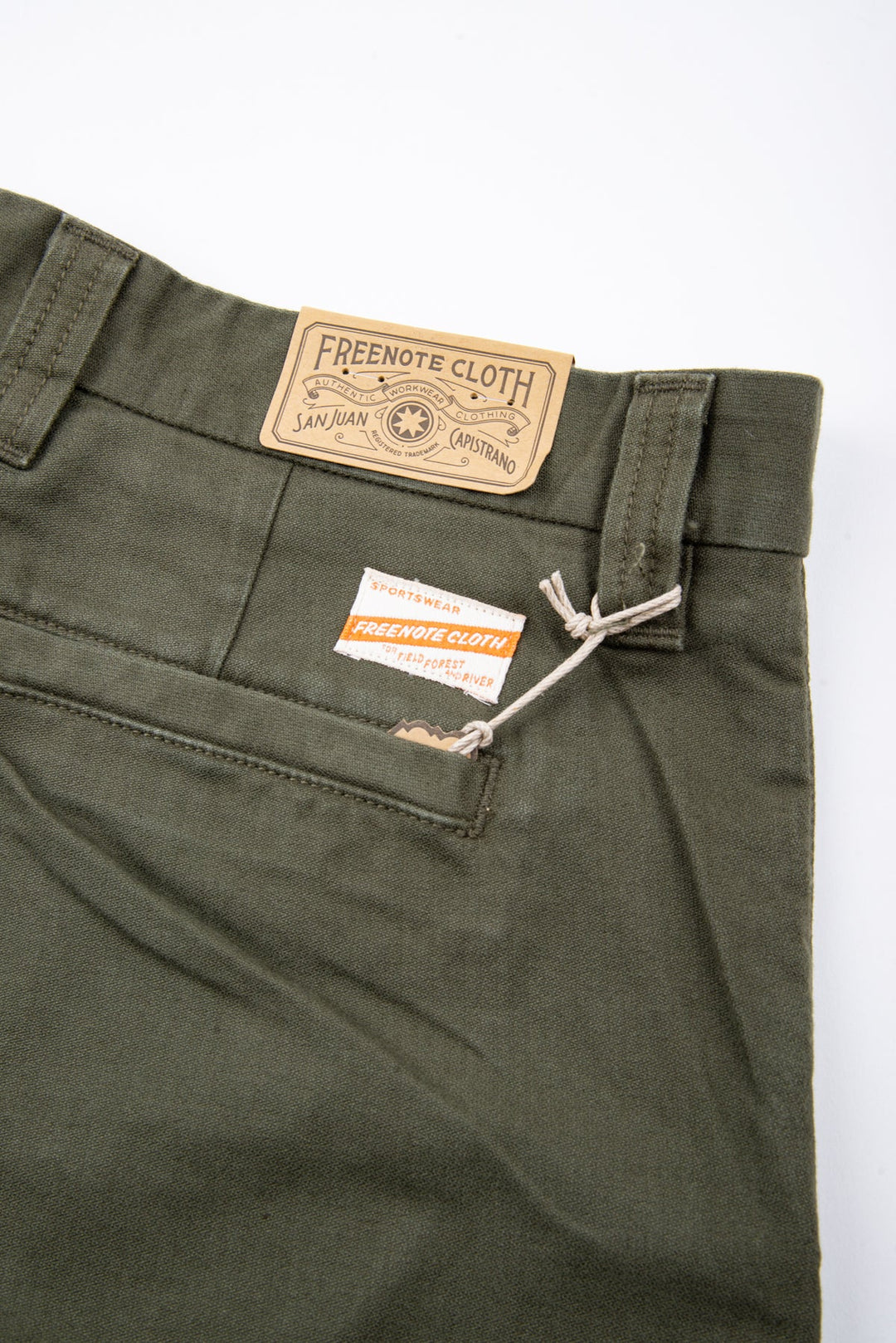 Freenote Cloth Deck Pant - Olive