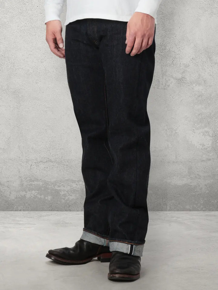 The Flat Head 18oz Regular Straight Indigo Denim [8005]
