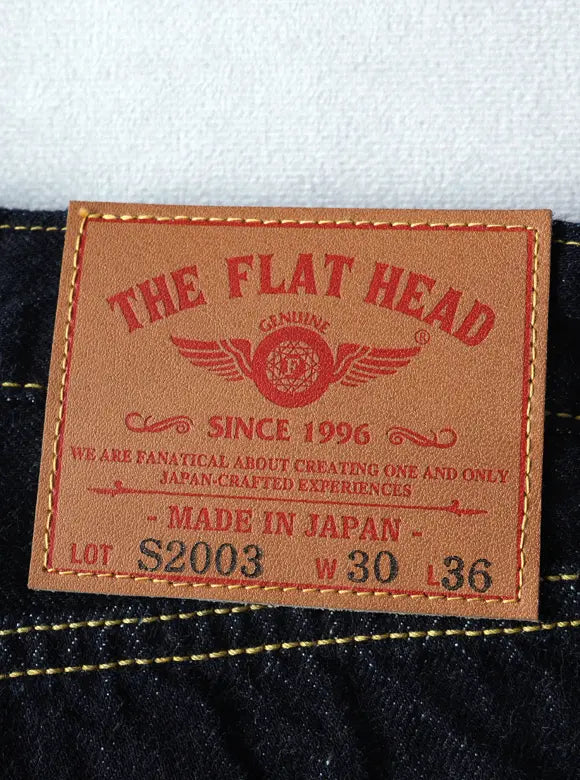 The Flat Head 12oz Wide Tapered Jeans [FN-S2003] - WWII Model