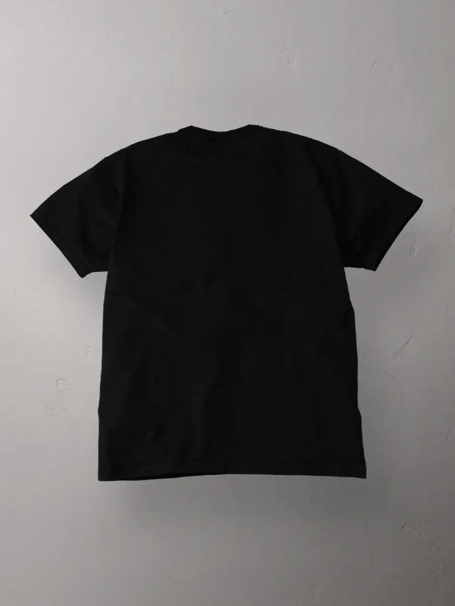 The Flat Head 3-Needle Stitch Pocket T-Shirt [FN-THC-101P] - Black
