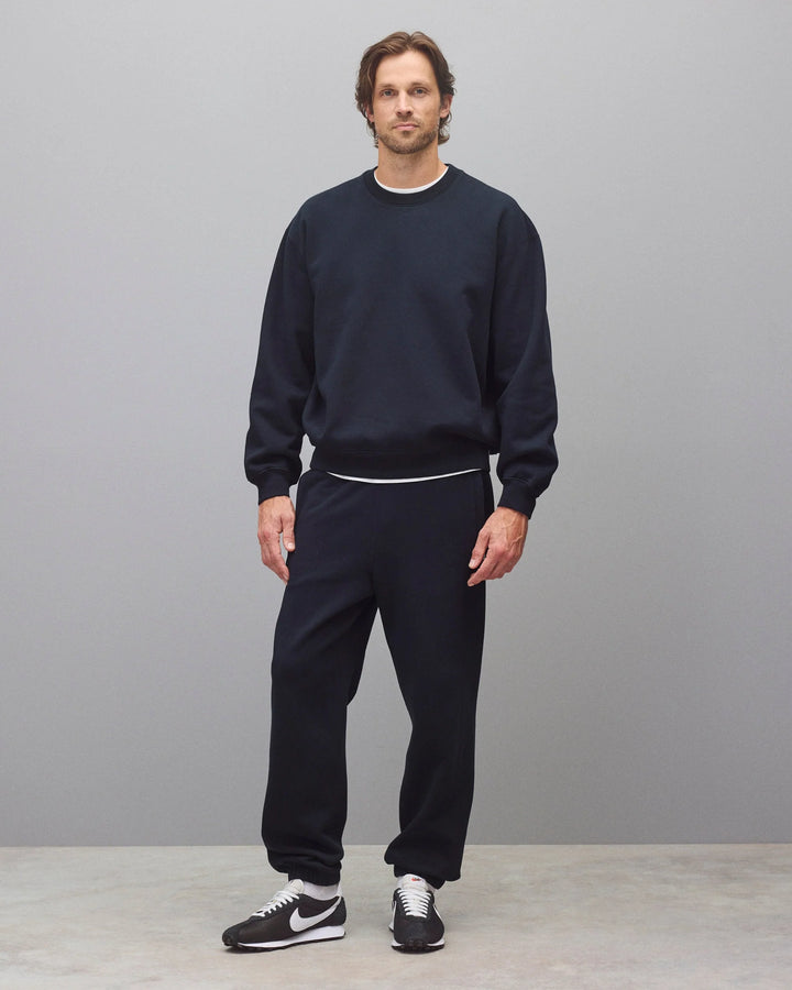 Reigning Champ Knit Brushed Fleece '97 Relaxed Crewneck - Navy