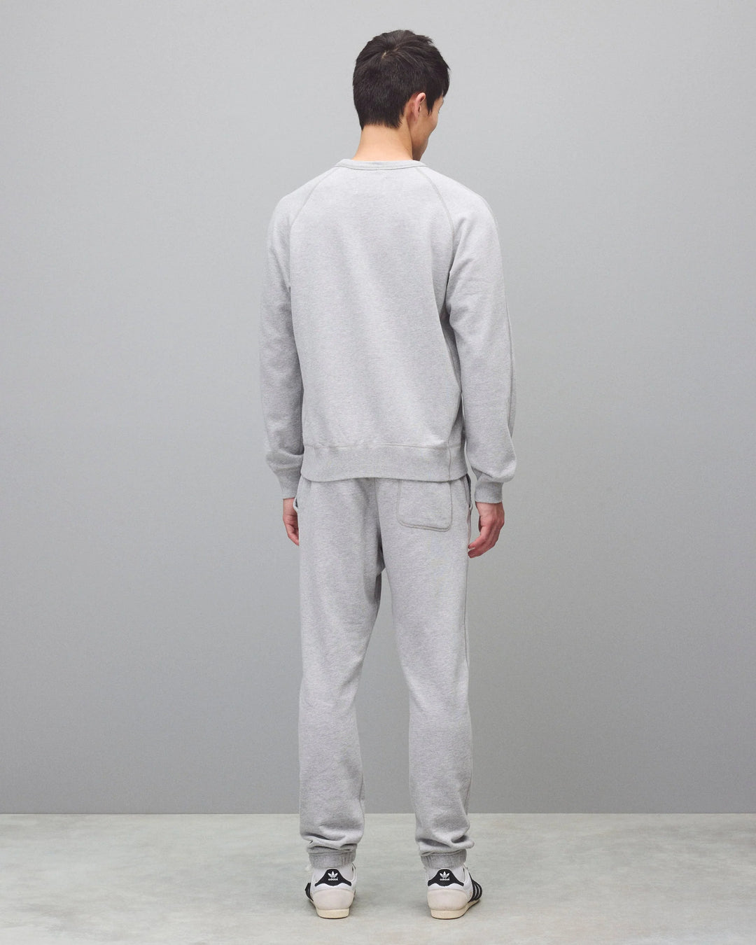 Reigning Champ Midnight Terry Standard Crewneck -  Heather Grey