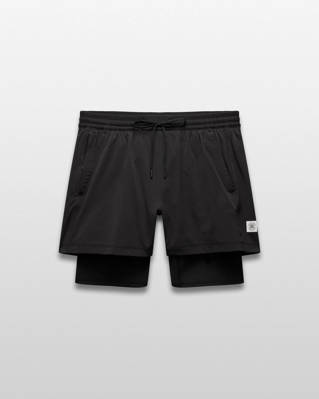 Reigning Champ 4-Way Stretch Nylon Combo Standard Training Short 5” - Black