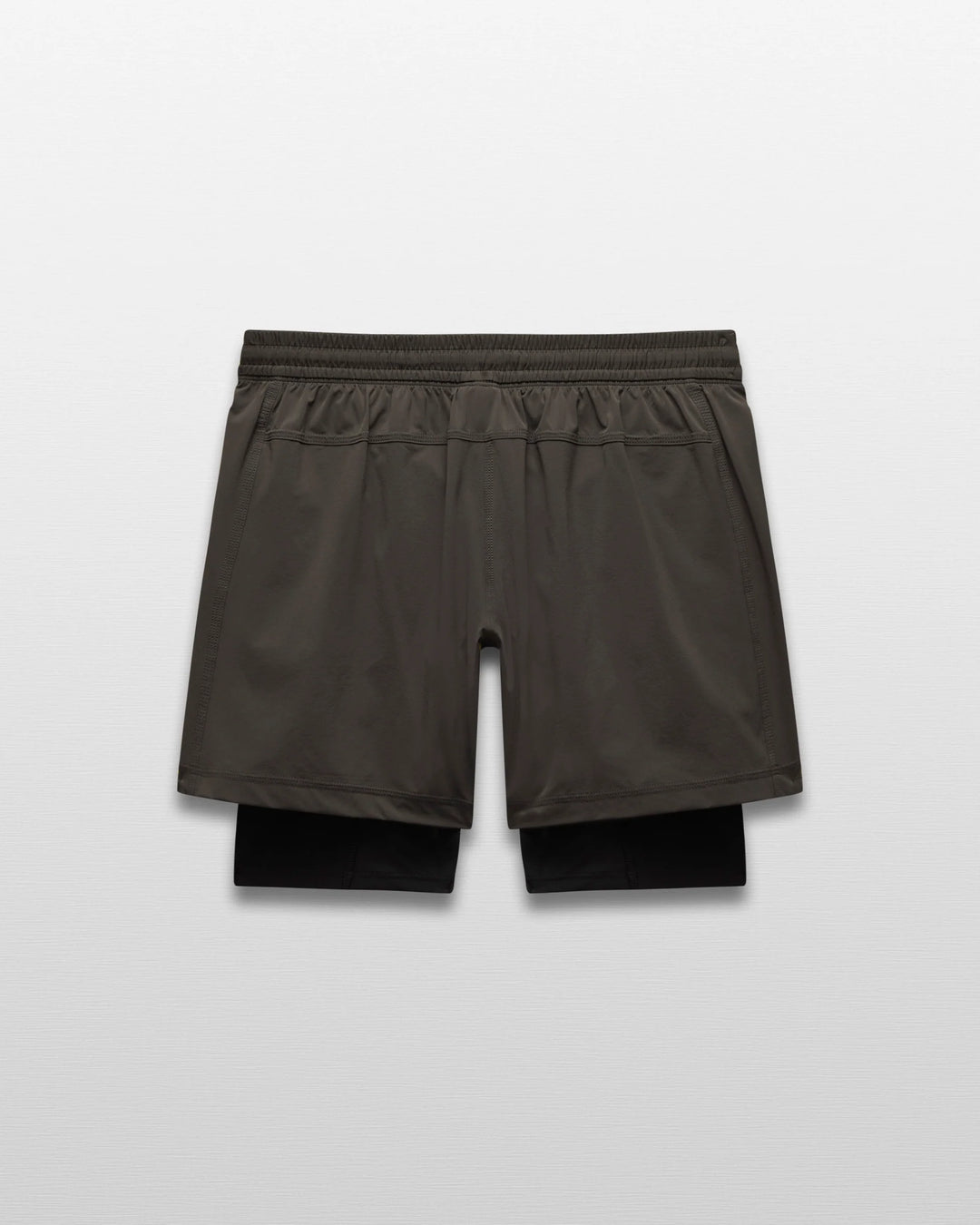 Reigning Champ 4-Way Stretch Nylon Combo Standard Training Short 5” - Carbon