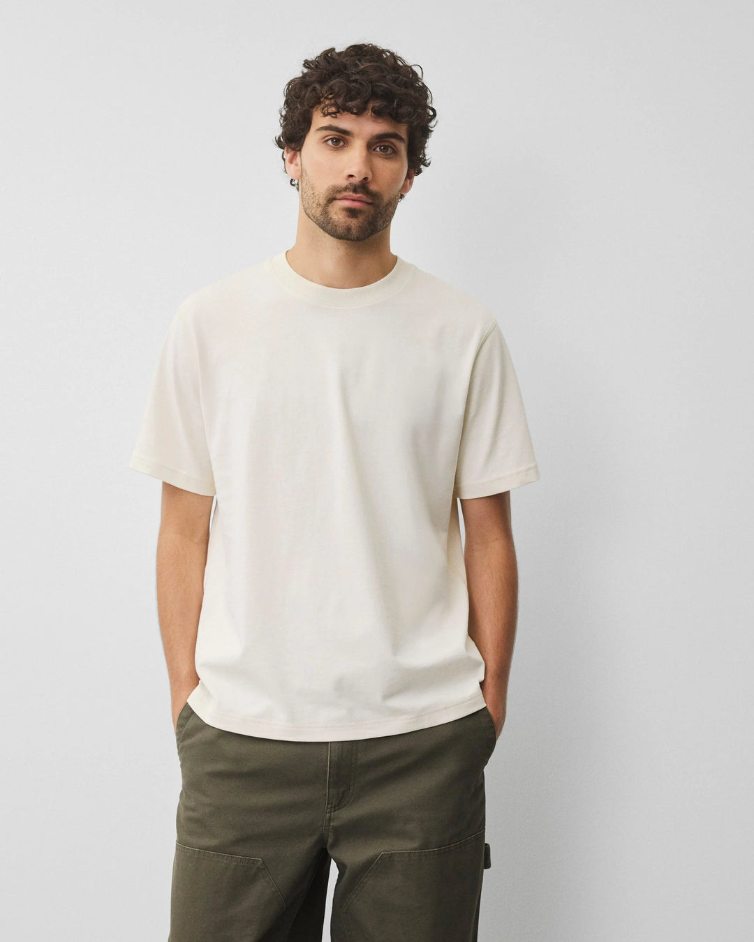 Reigning Champ Midweight Jersey OG T-Shirt - Arctic Wolf