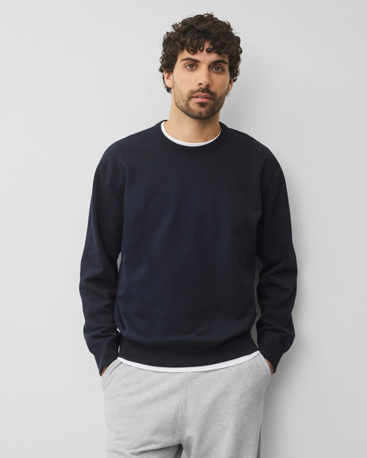 Reigning Champ Midnight Terry Standard Crewneck -  Navy