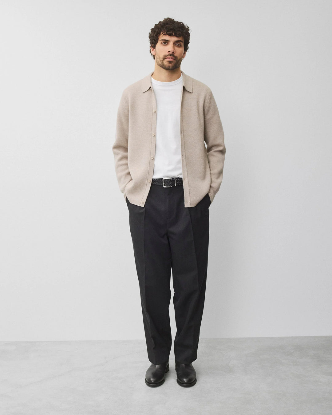 Reigning Champ Merino Pier Shirt - Oat