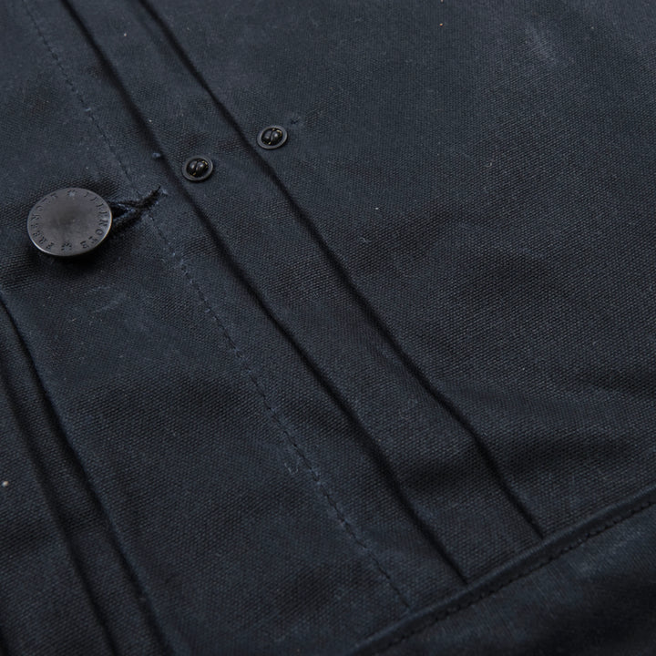Freenote Cloth Riders Jacket Waxed Canvas - Black