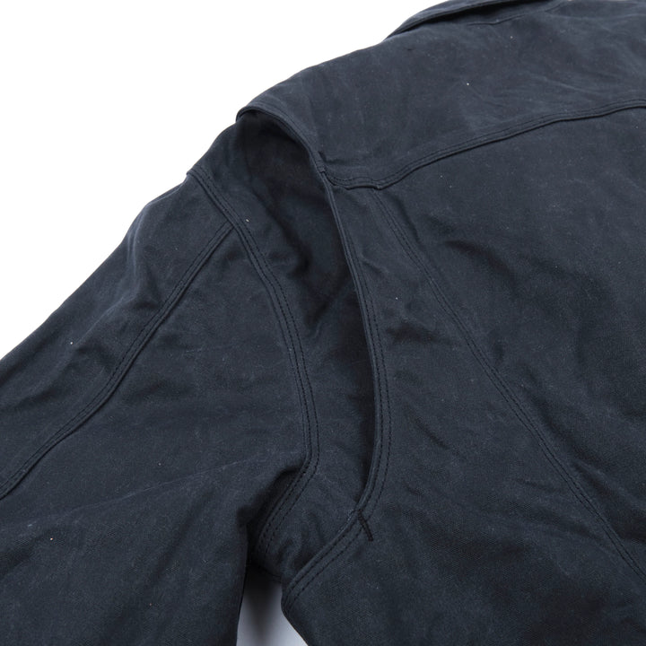 Freenote Cloth Riders Jacket Waxed Canvas - Black