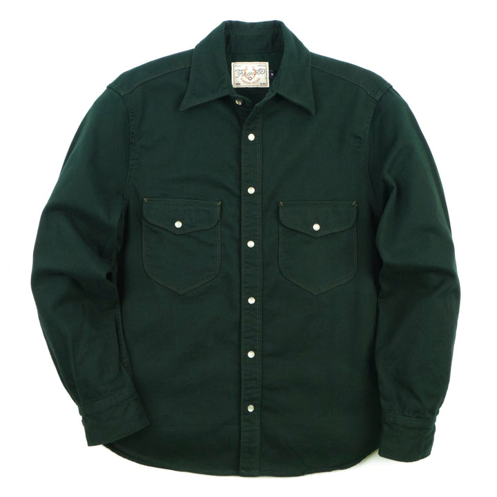 Freenote Cloth - Bodie LS- Forest Twill