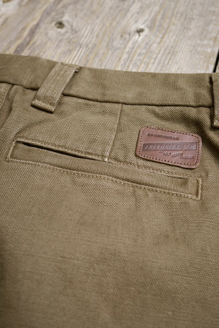 Freenote Cloth Deck Pant 14 Ounce Slub - Army Green
