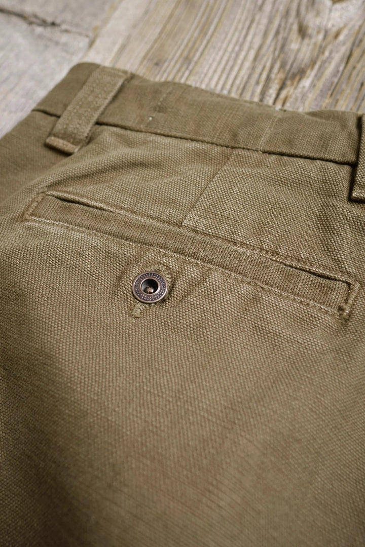 Freenote Cloth Deck Pant 14 Ounce Slub - Army Green