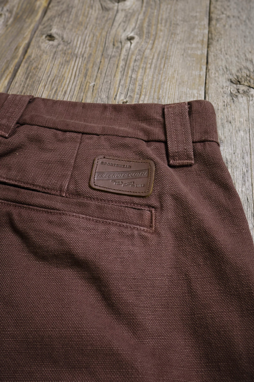 Freenote Cloth Deck Pant 14 Ounce Slub - Bark