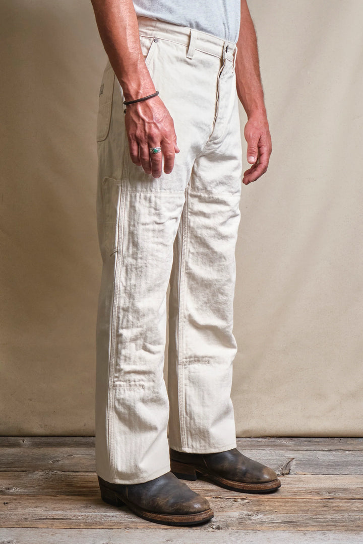 Freenote Cloth Ortega Pant - 13 Ounce Natural Herringbone