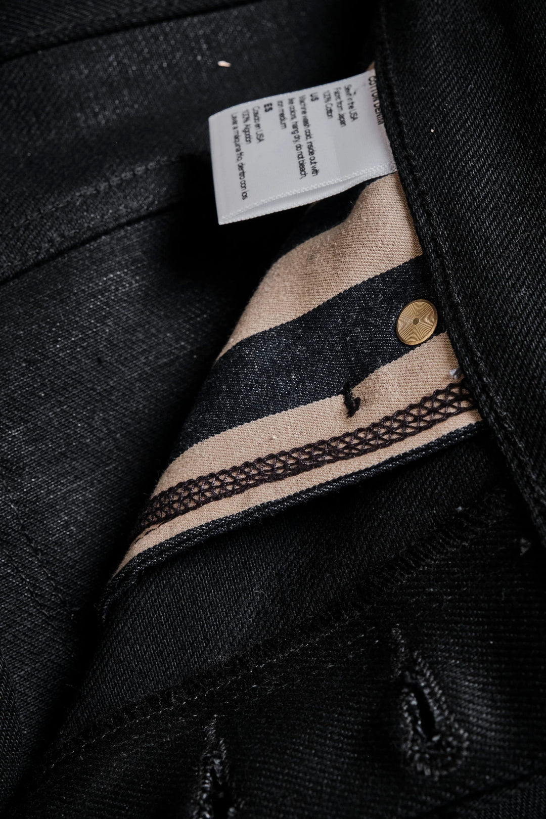 Freenote Cloth Portola Classic Taper 15.75oz Black Denim