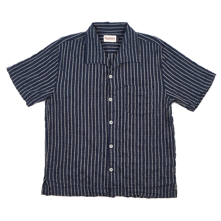Freenote Cloth - Cayucos Jacquard Navy