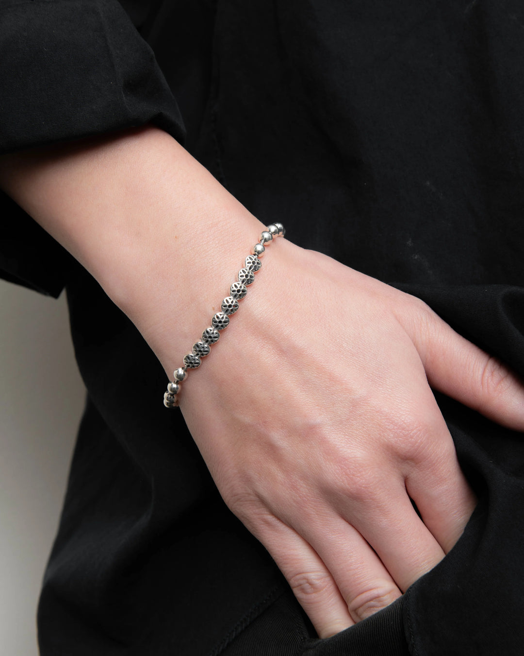 GOOD ART Poplock ID Bracelet - Rosette Heart