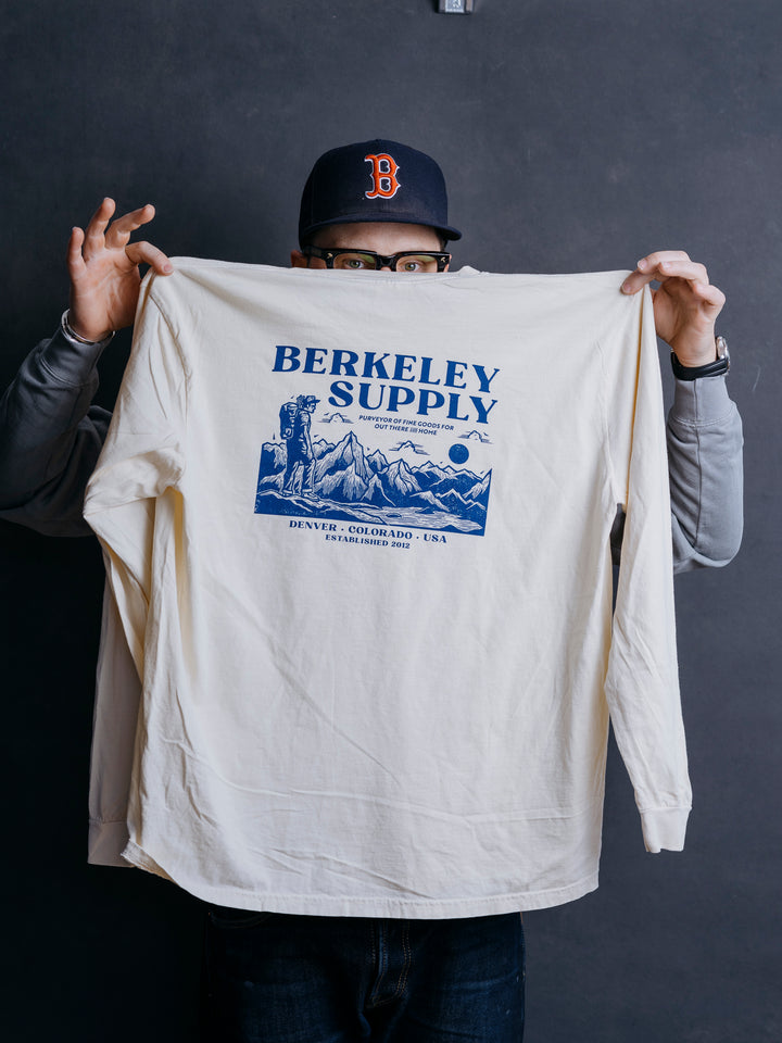 Berkeley Supply x John Fellows 11 Year Long Sleeve Tee - Ivory