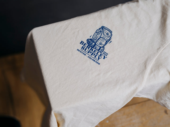 Berkeley Supply x John Fellows 11 Year Tee  - Ivory