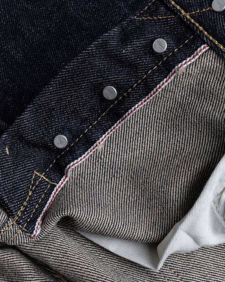 Iron Heart 555S 21oz Selvedge Denim Slim Cut Jeans - Indigo