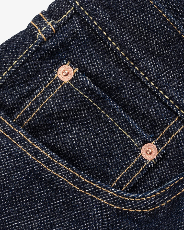 Iron Heart 555S 21oz Selvedge Denim Slim Cut Jeans - Indigo
