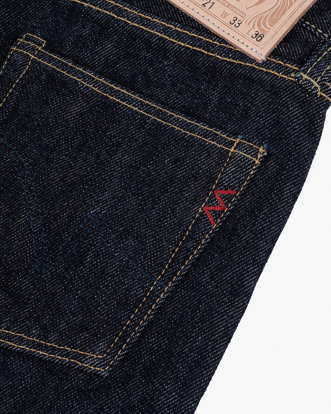Iron Heart 555S 21oz Selvedge Denim Slim Cut Jeans - Indigo