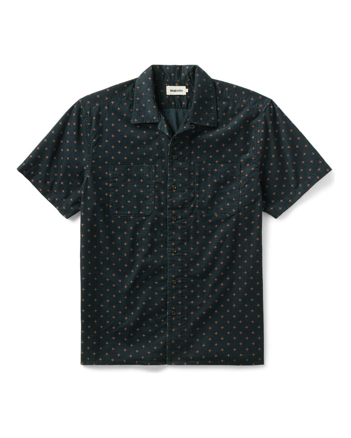 Taylor Stitch Conrad Shirt - Navy Pigeon Foulard Pincord