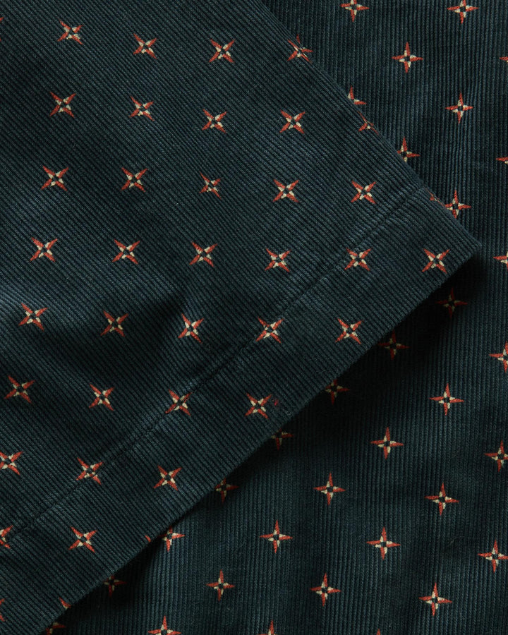 Taylor Stitch Conrad Shirt - Navy Pigeon Foulard Pincord