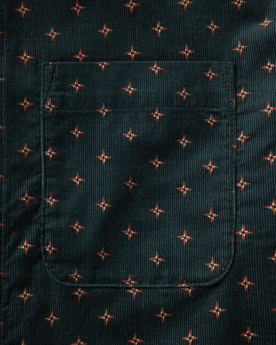 Taylor Stitch Conrad Shirt - Navy Pigeon Foulard Pincord