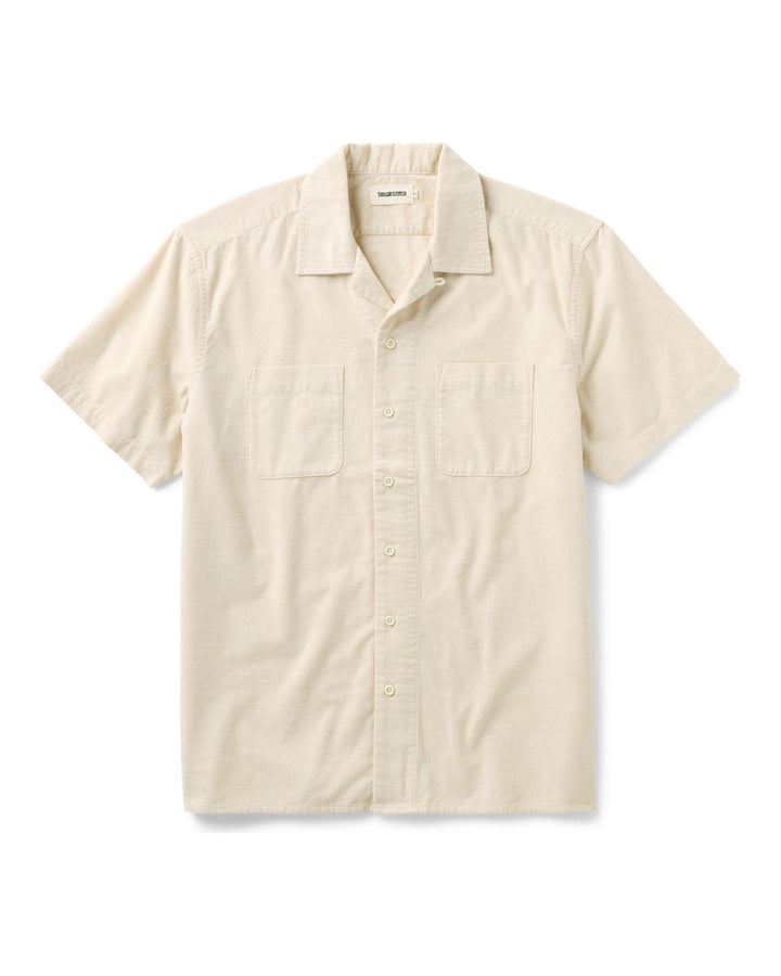 Taylor Stitch Conrad Shirt - Heather Oat Pincord