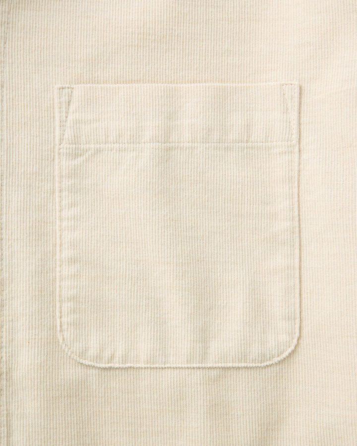 Taylor Stitch Conrad Shirt - Heather Oat Pincord