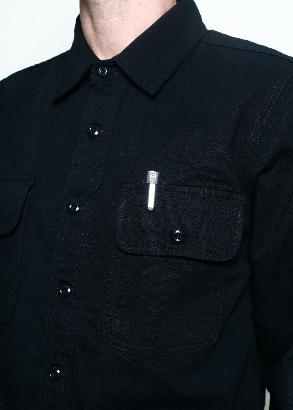 Rogue Territory Field Shirt - Rinsed 11oz Stealth