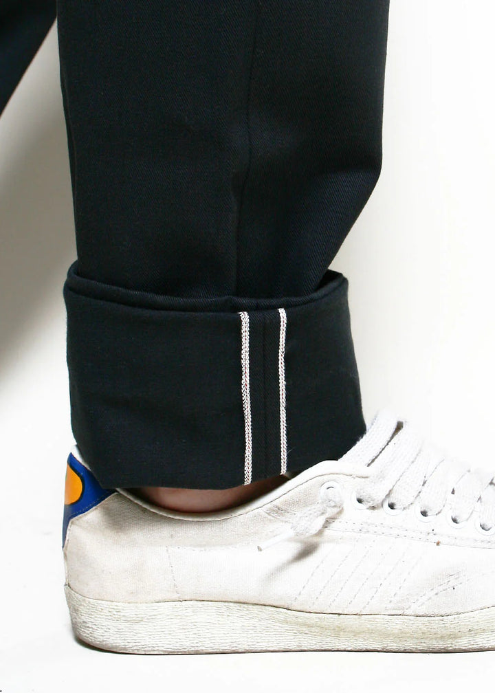 Rogue Territory Officer Trousers High - Dark Grey Selvedge