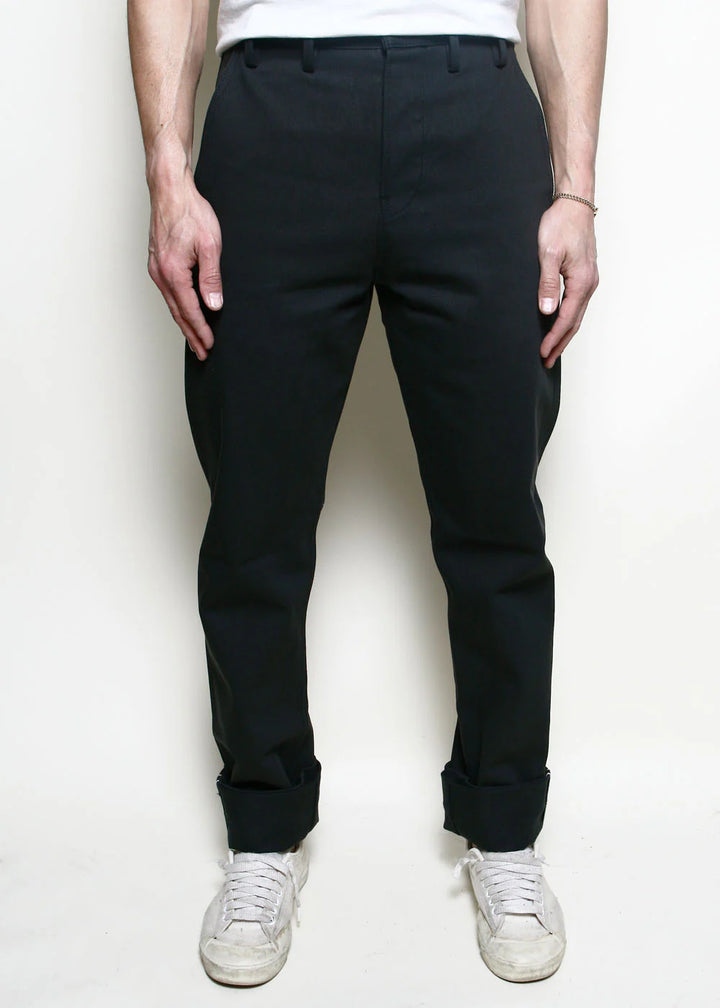 Rogue Territory Officer Trousers High - Dark Grey Selvedge