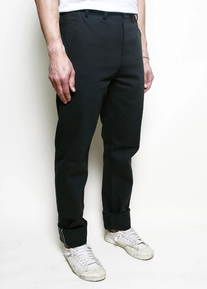 Rogue Territory Officer Trousers High - Dark Grey Selvedge