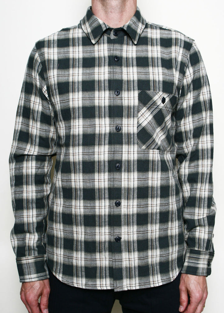 Rogue Territory Oxford Shirt - Grey HB Plaid