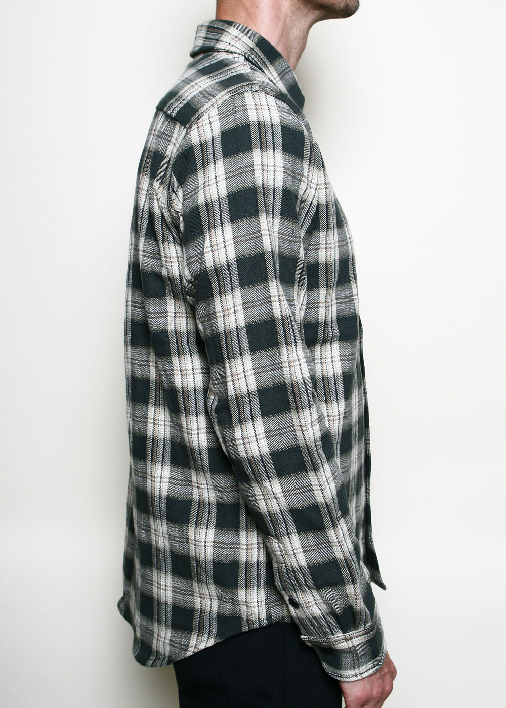 Rogue Territory Oxford Shirt - Grey HB Plaid
