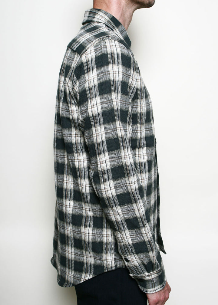 Rogue Territory Oxford Shirt - Grey HB Plaid