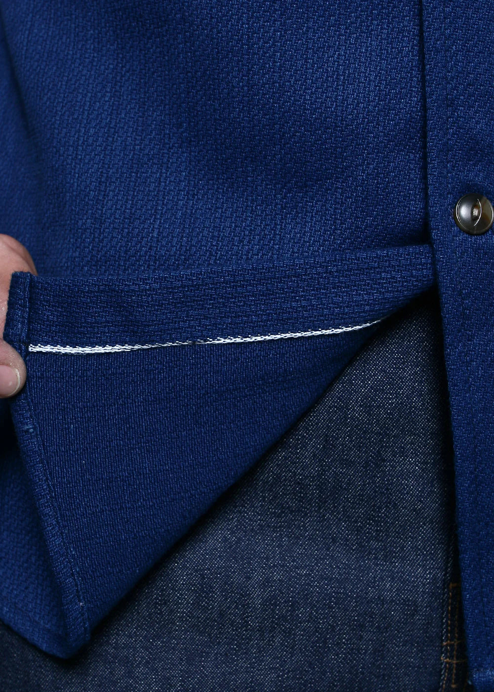 Rogue Territory Oxford Shirt - Indigo Selvedge Contrast