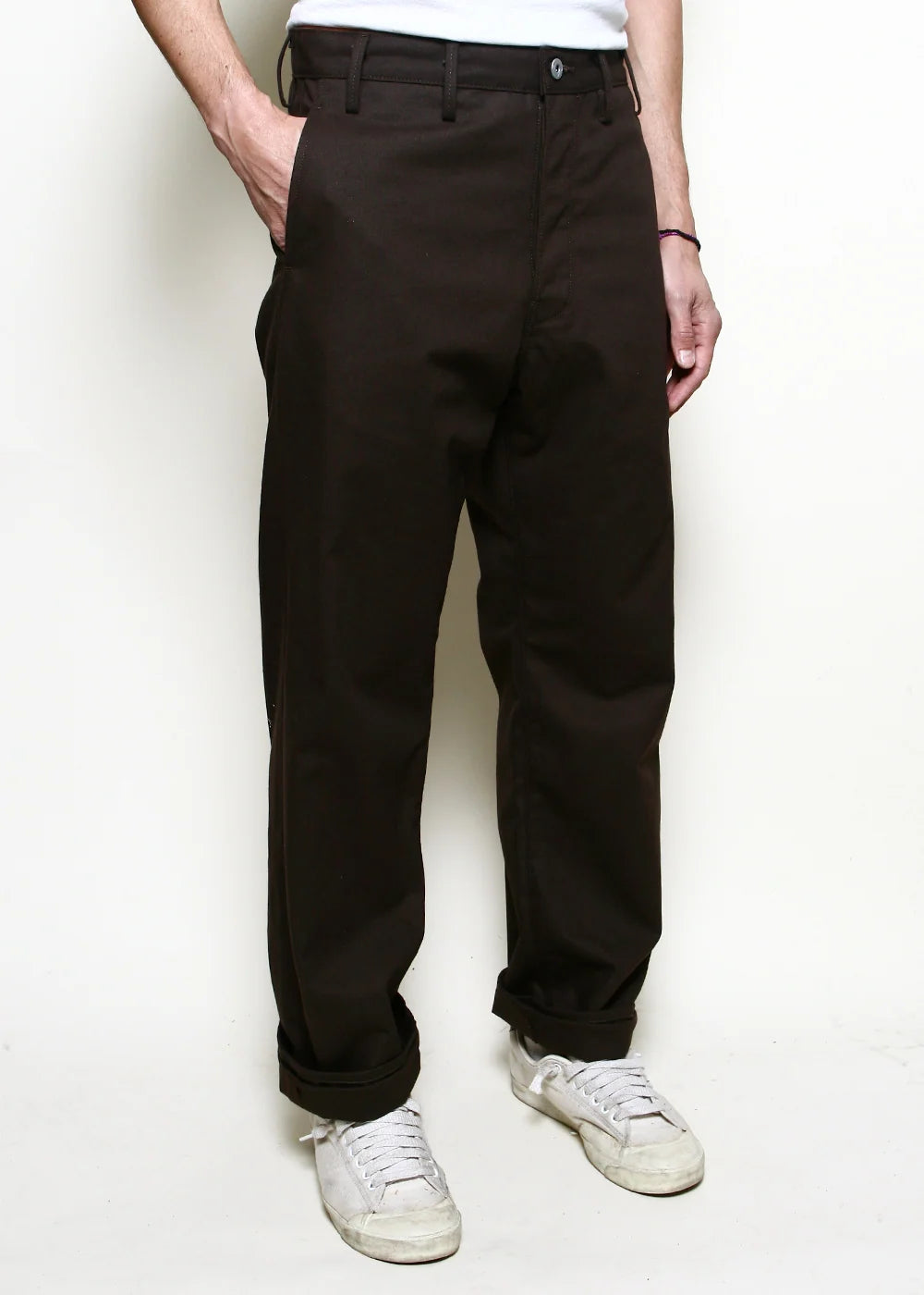 Rogue Territory Relaxed Trouser - Brown Selvedge Canvas